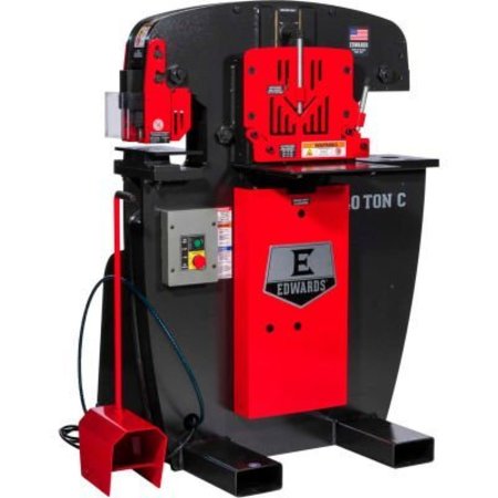 EDWARDS MFG CO. Edwards 40 Ton Ironworker C 1 Phase, 115 Volt IW40C-1P120